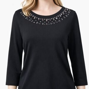 J. Crew M  beaded sweater